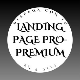 008. LANDING PAGE PREMIUM PLUS (Venta directa con integración de pagos o WooCommerce)