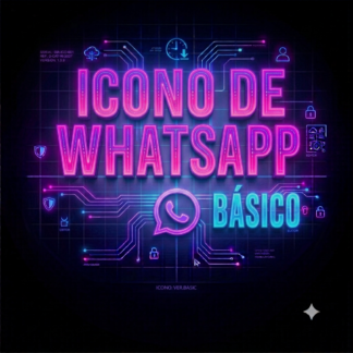 ICONO DE WHATSAPP BÁSICO: Tus clientes contactan contigo en un solo clic