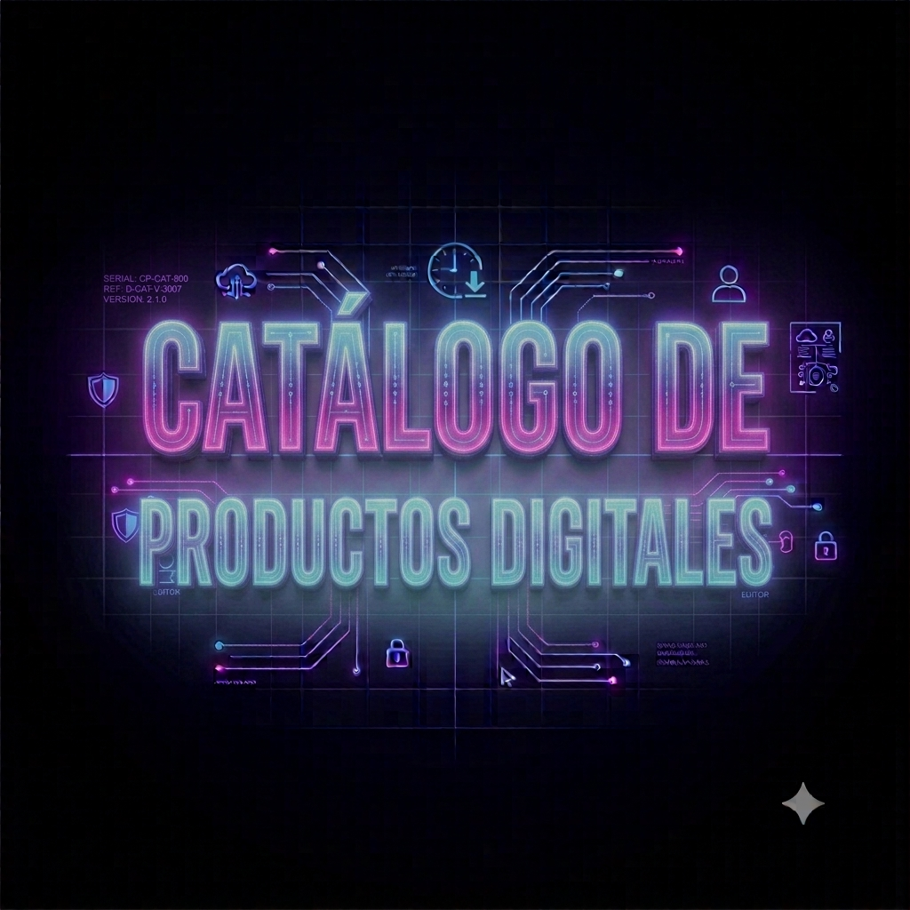 CATÁLOGO DE PRODUCTOS DIGITALES: Crea tu propia tienda de ebooks, plantillas y recursos descargables