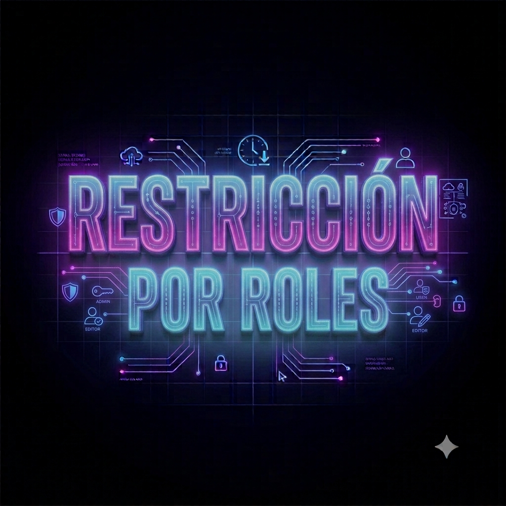 RESTRICCIÓN DE CONTENIDO POR ROLES: Muestra información diferente según el tipo de usuario
